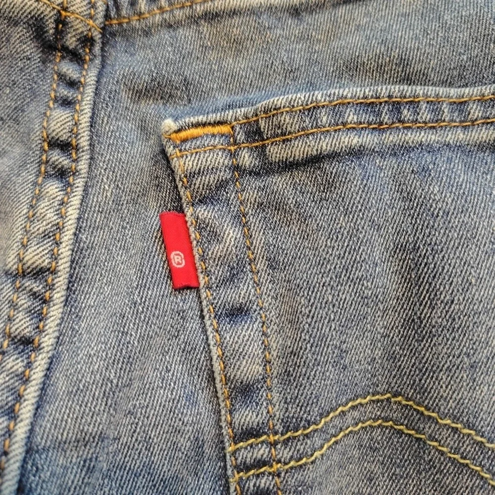 Levis 512 Jeans Mens Skinny Blue Denim Pants  30x32 Tapered Stretch Hipster Fade